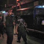KARACHI: Two terrorists were killed in a tranfer of firing police operation in Steel Town