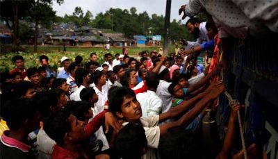 The number of Rohingya Muslims who arrived in Bangladesh reached 2 million 70 thousand