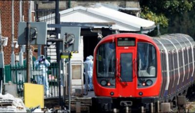 The London Tube train blast, arrested by Syrian refugees