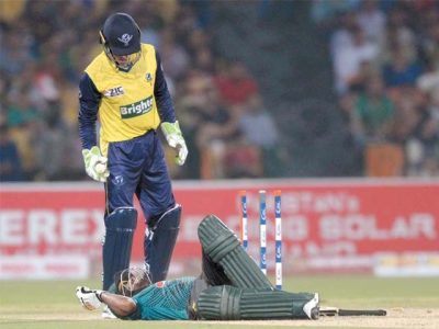 The imprisonment and heat worsened the cricketer and the audience