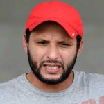 Shahid Afridi saw the match sitting in the stadium between the spectators