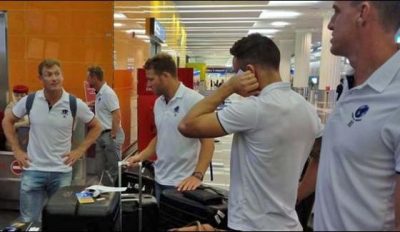 World XI players depart for Dubai