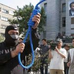 The rape with baby and offender of murderer to be executed on intersection in Iran