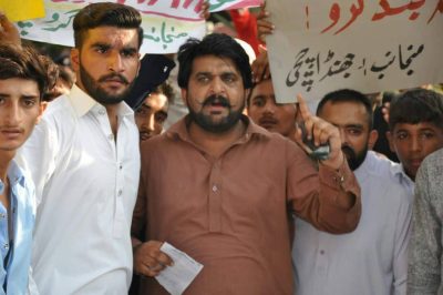 Muddasir, Iqbal Kazim, Young, Leader, of, PTI, Rawalpindi, leading, to, a , protest, against, genocide, killing, of, Rohingia, muslims