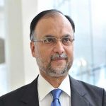 Federal Interior Minister Ahsan Iqbal arrived at the US on a three-day official visit