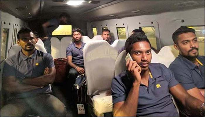 Sri Lankan, Cricket, Team, depart, for, Columbo