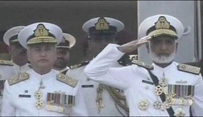 Admiral Zafar Mahmood Abbasi took over the Pak Navy Command
