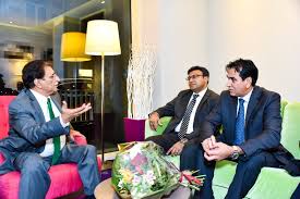 Raja Farooq, Haider,Khan, addressing, a, public, meeting, at, Paris, he, explored, the, freedom, movement, 