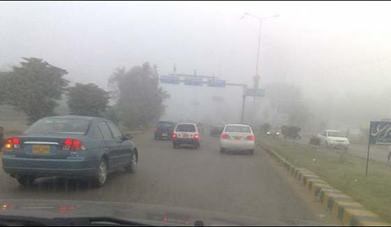Fog morning in different areas of Karachi