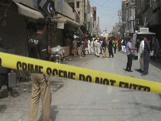 The blast near police mobile in Quetta