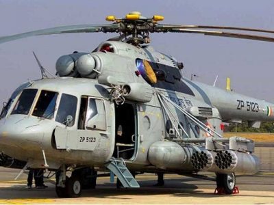 Indian air force helicopter crashes, 5 soldiers killed