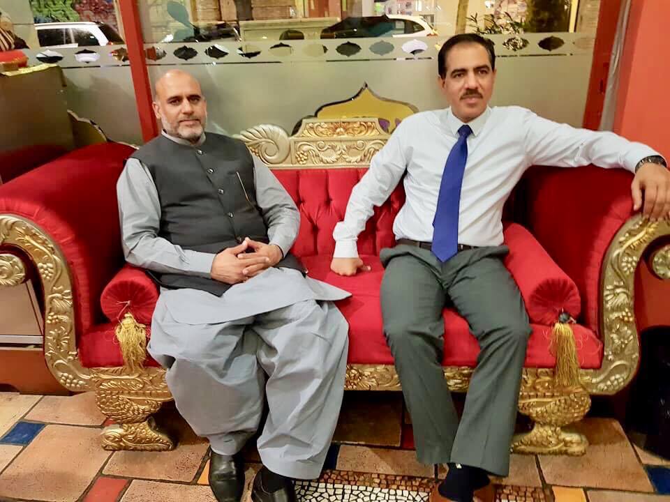 Abrar kayani, and, Potohar, association, welcomes, Raja Ali Asghar, at, France, after, returning, from, prolonged, visit, of, Pakistan