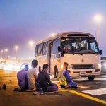 Ban on the roadside car for prayer in Dubai