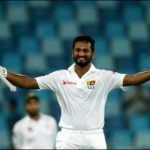 Sri Lanka batting on the second day of Abu Dhabi Test