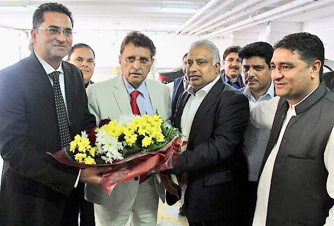Prime, Minister, AK, Raja Farooq Haider, with, Gen. Sec, Pak, Federation, Italy, Asif, Raza
