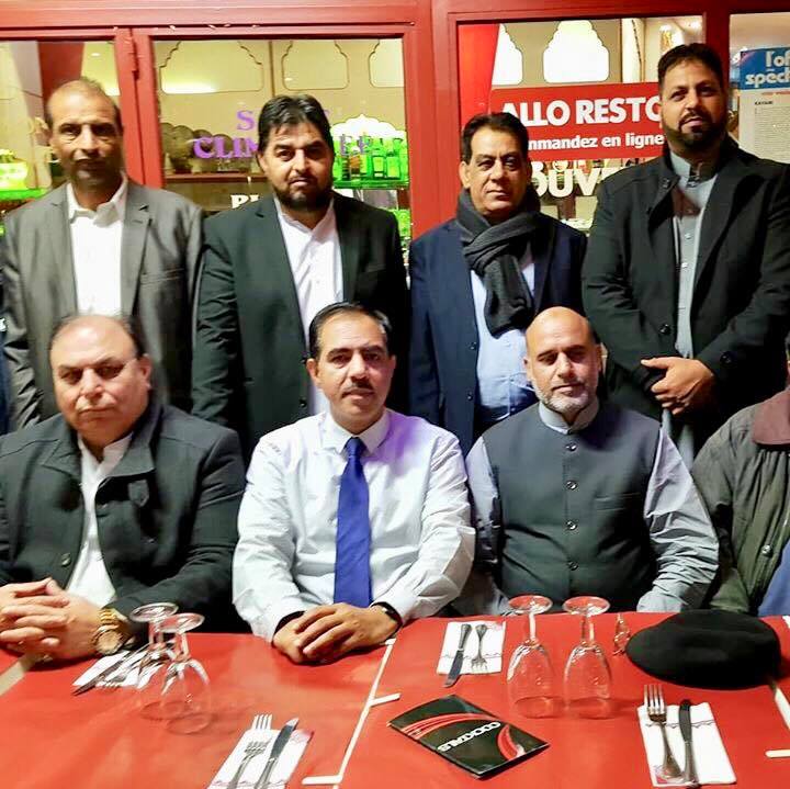 Abrar kayani, and, Potohar, association, welcomes, Raja Ali Asghar, at, France, after, returning, from, prolonged, visit, of, Pakistan