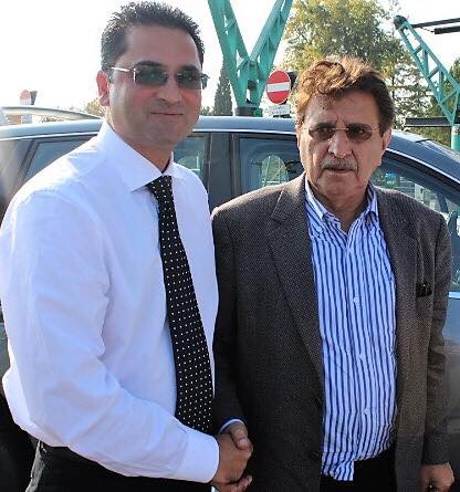 Prime, Minister, AK, Raja Farooq Haider, with, Gen. Sec, Pak, Federation, Italy, Asif, Raza
