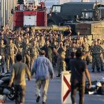 The trial of 150 soldiers in the case of rebellion and murder in Turkey