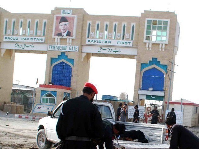 The blow to the construction of 2 modern crossing points made of heavy cost on the Pak-Afghan border