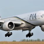 During the flight of the PIA aeroplane, leak fuel tank