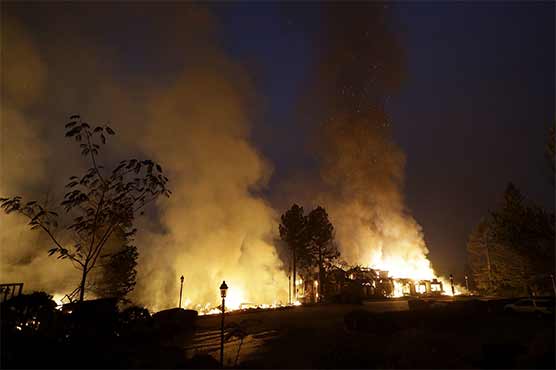 The number of fire deaths in the US state of California reached 17