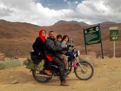 Pakistani, brave, heart, wife, and, husband, reached, land, of, fairies, with, their, young, children