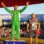 The winner of the World Beach Wrestling Championship Inam and Anayat returned home