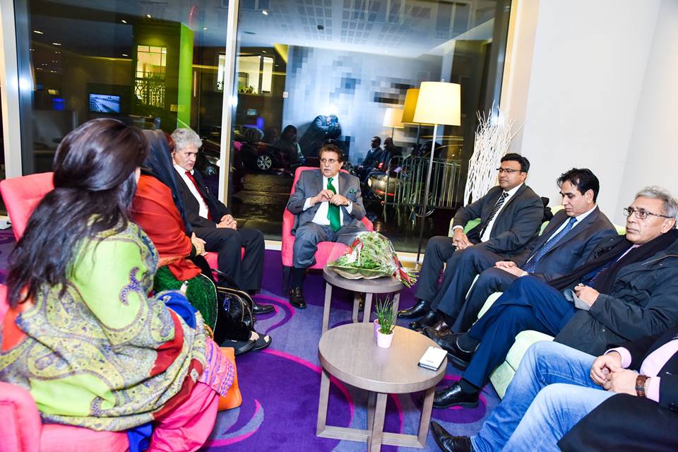 Prime Minister, Azad Kashmir, Raja Faroq Haider, visit, to, Paris, to, boost, the, Kashmir, Issue, Raja Ashfaq Hussain, and, Chaudhry, Naeem, looking, after, the, preparations, for, this, crucial, visit