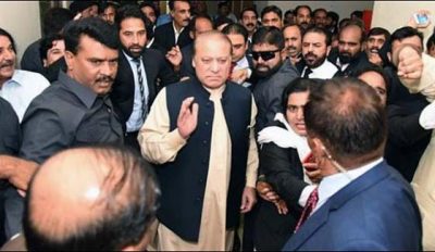 Nawaz Sharif second time presented in the accountability court