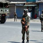 Indian occupation has been 70 years old on occupied Kashmir today the black is celebrated