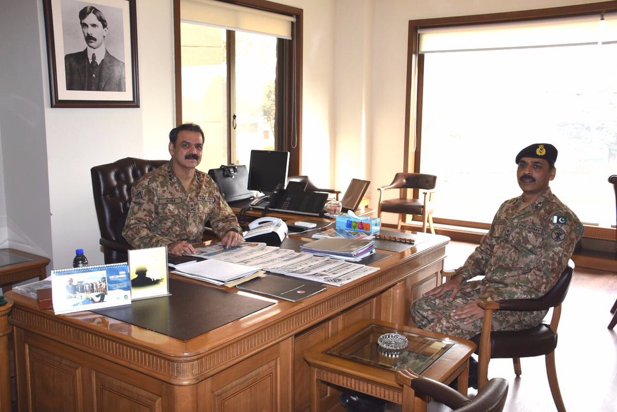 Gen, Asim Bajwa, appointed, as, commander, Southern, Command