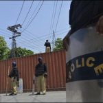 KARACHI: The police closed the road leading to memorable martyrs