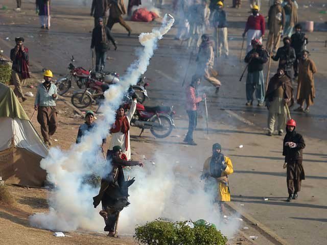 Strike, in Faizabad,