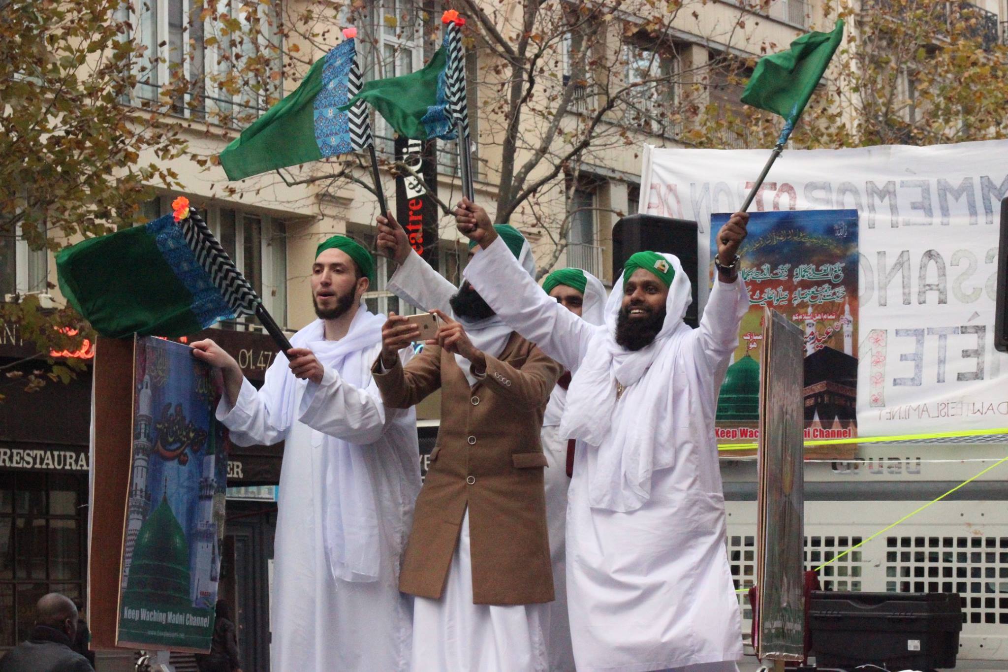 Dawat e Islami, France, organized, Jashan e Eid, Milad, Un, Nabi, S.A.W.W. in, Paris, 