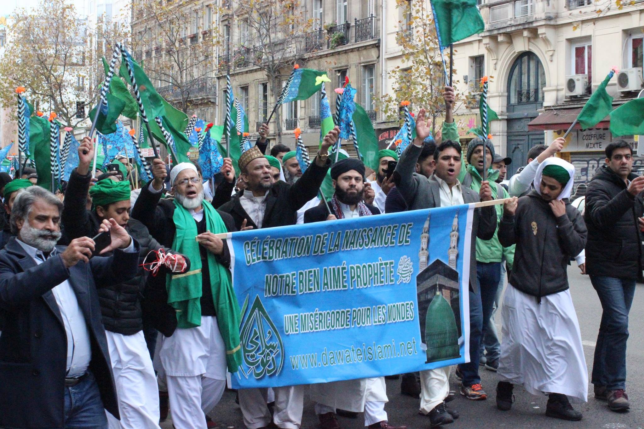 Dawat e Islami, France, organized, Jashan e Eid, Milad, Un, Nabi, S.A.W.W. in, Paris, 