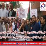 Senior, Leaders, Pakistan, Peoples, Party, during protest,