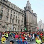 Annual international marathon held in Shanghai