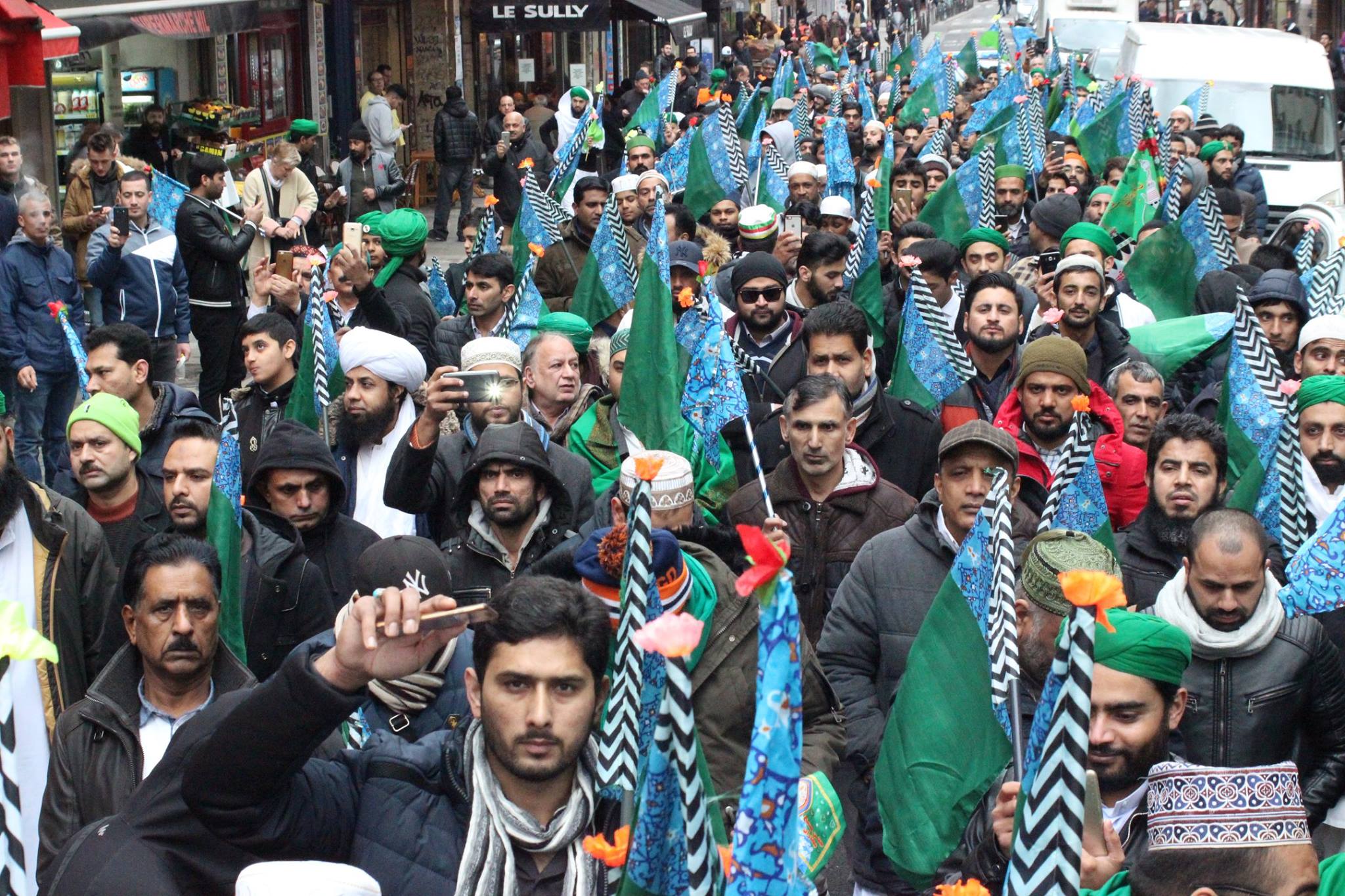 Dawat e Islami, France, organized, Jashan e Eid, Milad, Un, Nabi, S.A.W.W. in, Paris, 