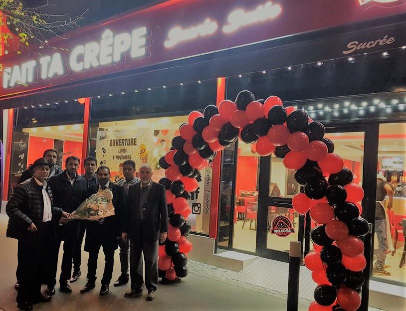 FAIT TA CRÊPE, a, Pakistani, fast, food, chain, based, in, France, opens, it, 11th, branch, near, France, Stadium, by, Rao, Khalil, Ahmed