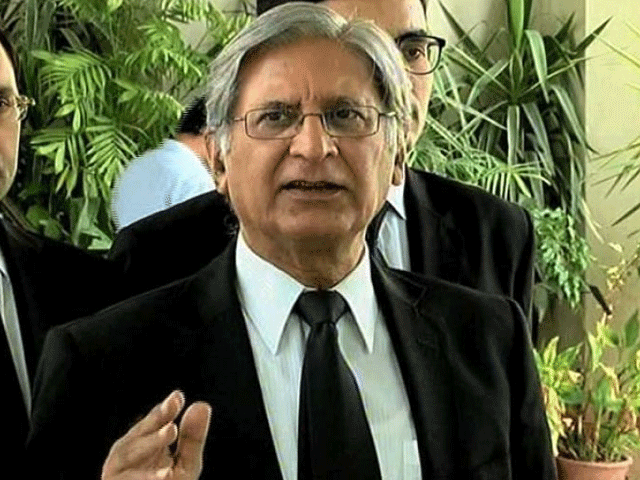 The decision against Nawaz Sharif in his filed of reference is necessary, Aitzaz Ahsan