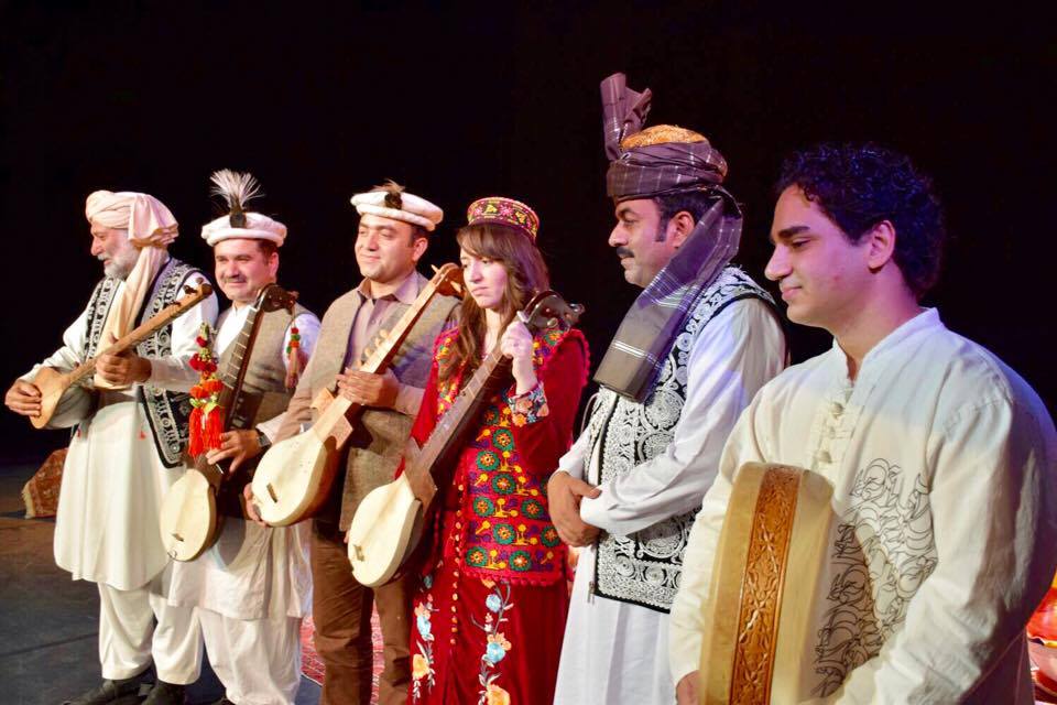 Paris, Pakistani, folk, artists, performing, during, Pakistani, cultural, show