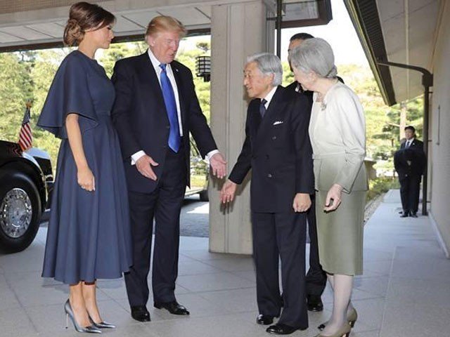 Trump avoids prostration condolences to Japanese King