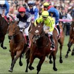 Horse race holding in Australia