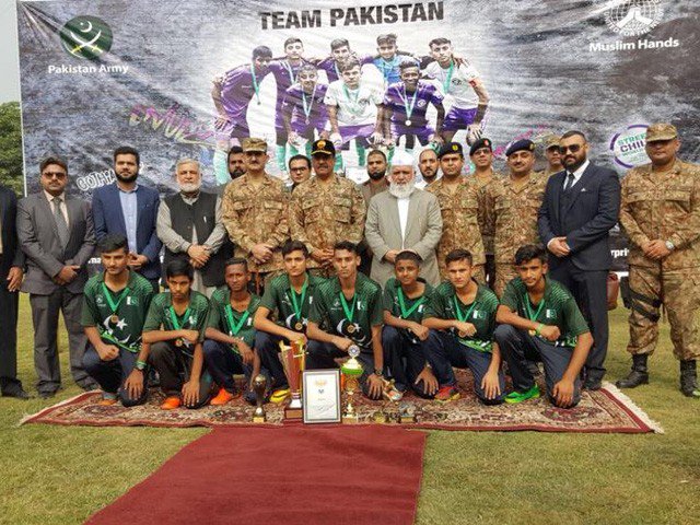 Children of Azad Kashmir won the All-russia Football Championship in Moscow