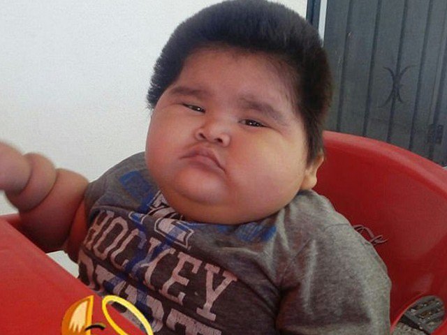 10 months of baby weight equal to a 9-year-old child