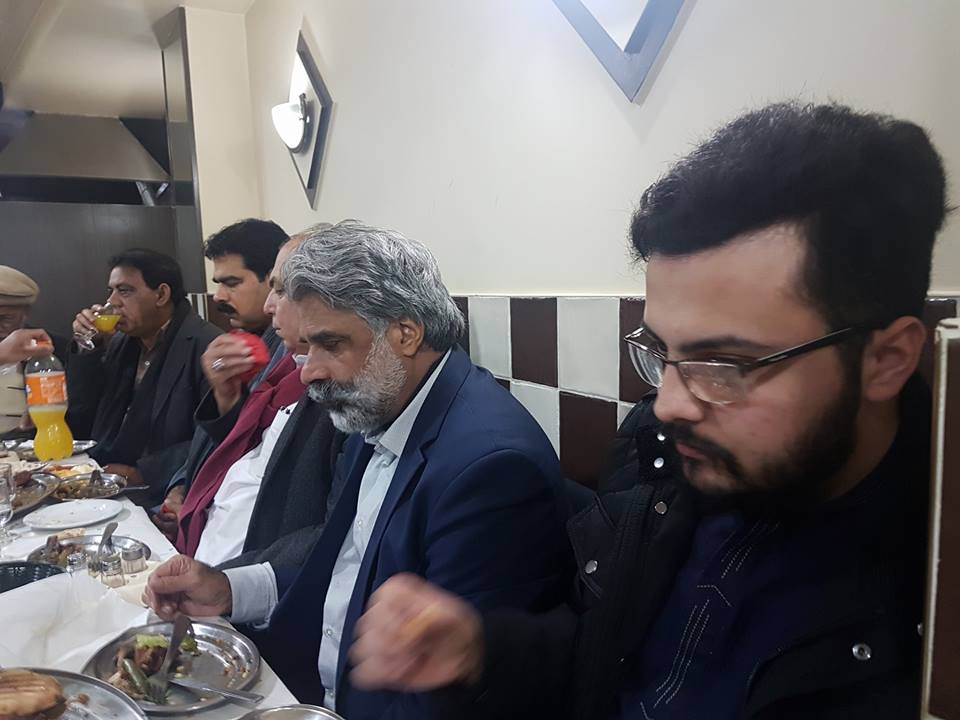 Mirza, Khalid, Bashir, organized, grand, dinner, for, Javed Butt, Ex-President, PMLN, France
