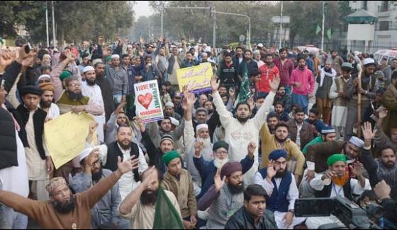 Lahore, Mall, Road, Sit, in, continued, for, Fourth, Day