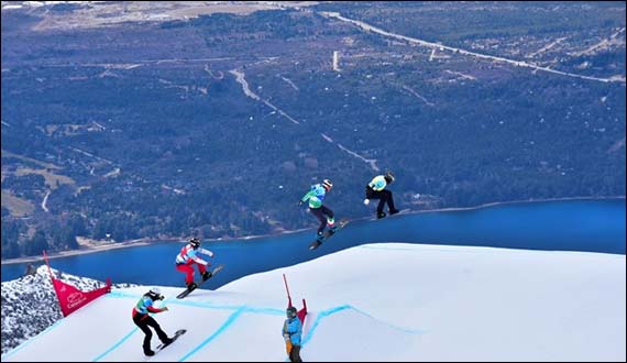 Milan: World cup of freestyle snow boarding