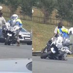 Biking hard for South African women police official