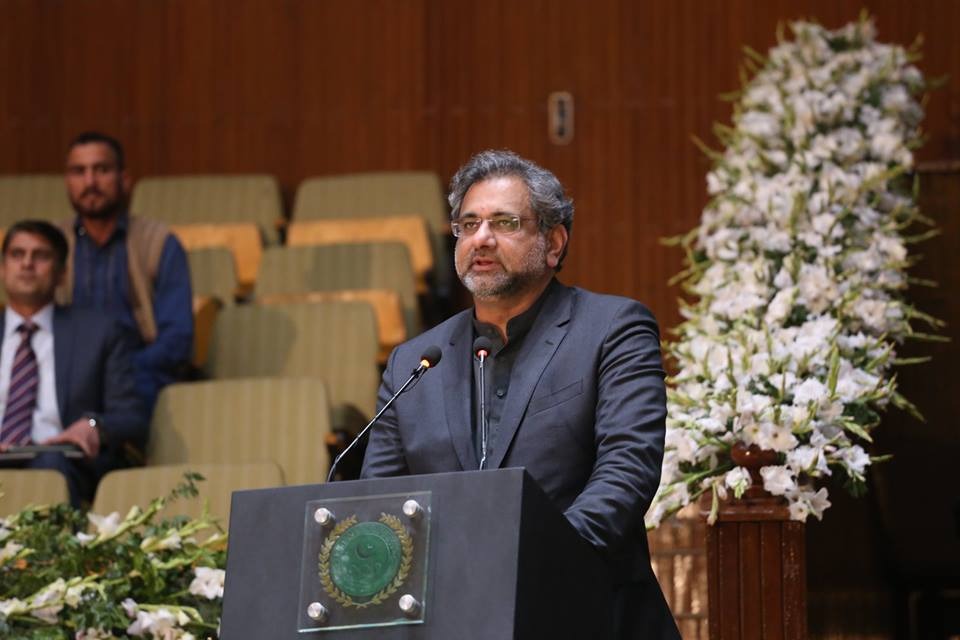 Due, to, efforts, of, the, civil,-military, leadership, it, is, now ,possible, to, hold, sports, events, peacefully, PM Abbasi